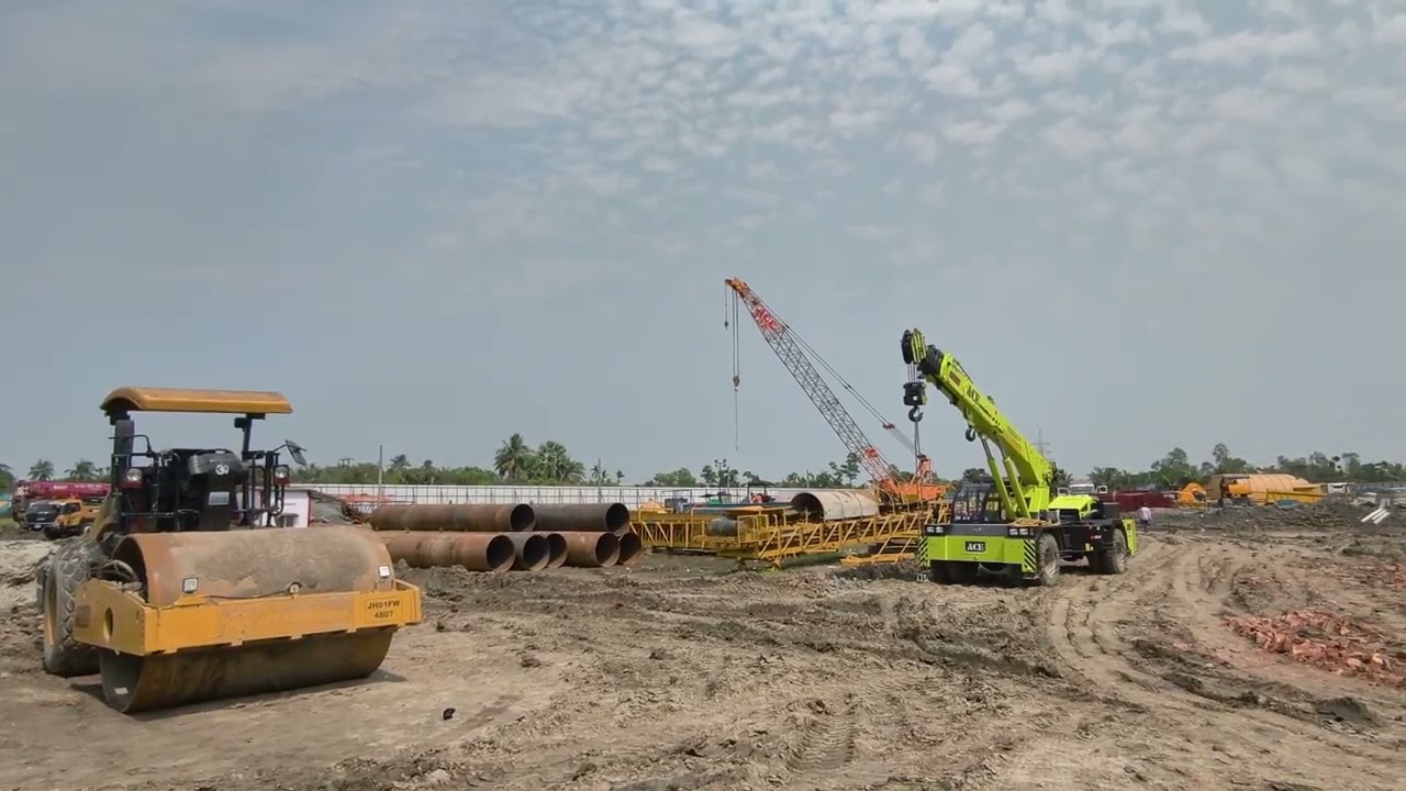 Gangasagar Bridge || Work is Going On by L&T || Gangasagar Setu, Gangasagar Mela