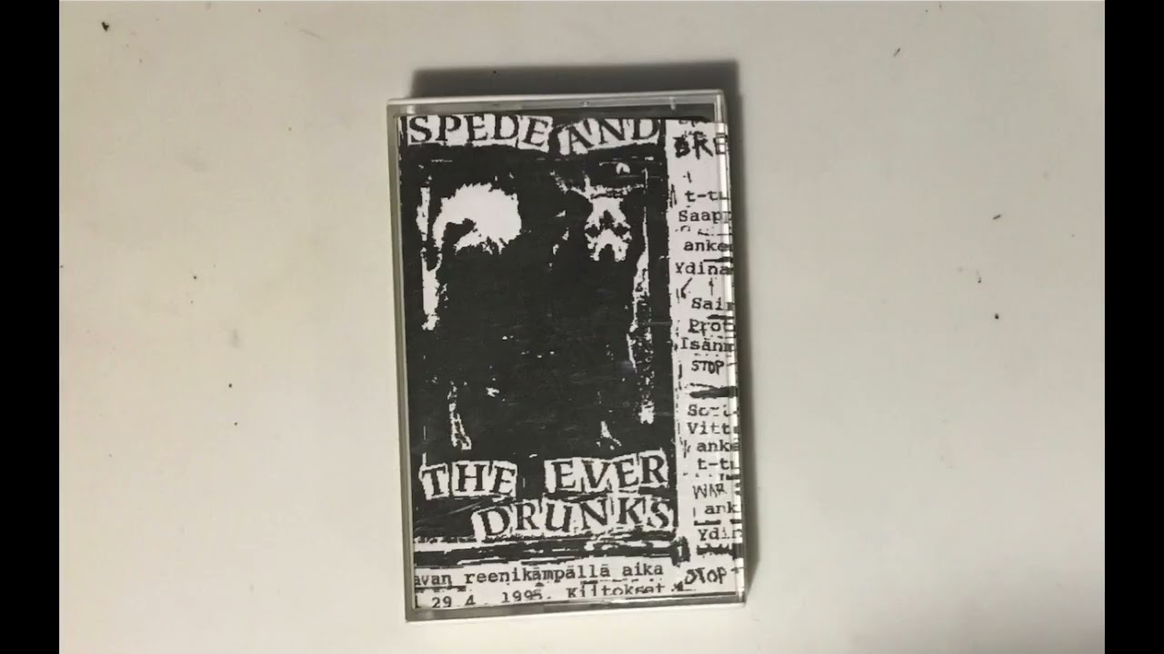 SPEDE AND THE EVERDRUNKS - “Brew System” cassette (1995) RARE