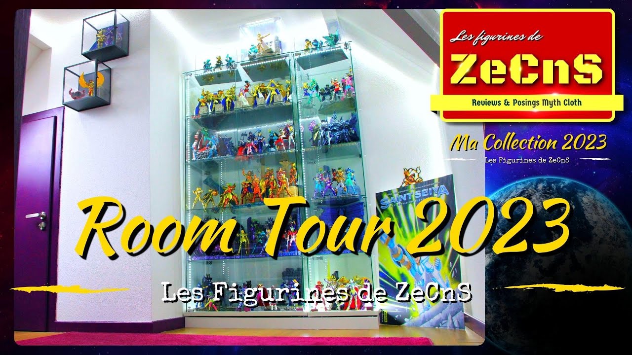 Saint Seiya Myth Cloth - Les Figurines de ZeCnS -  Ma Collection Intégrale 2023 - Room Tour 2023