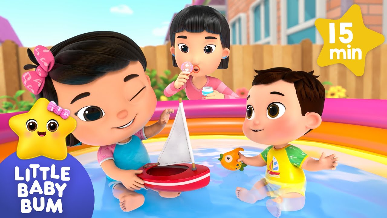 Max & Mia Splashing! 🏖️💦 | Little Baby Bum | Dance Party Songs 2026 🎤 Sing and Dance Along 🎶