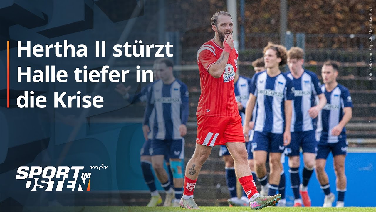 Hertha-Bubis stürzen Halleschen FC tiefer in die Krise | MDR