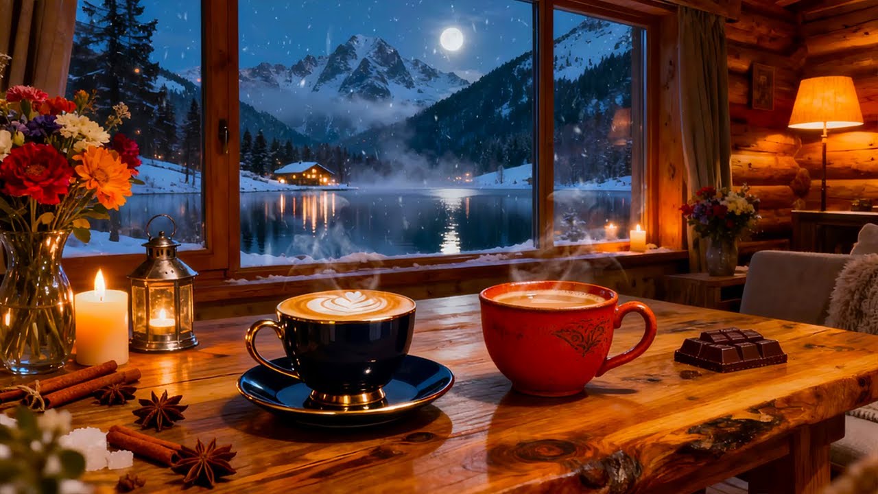 Winter Morning Coffee Jazz Ambience 🎶 Cozy Bossa Nova & Smooth Relaxing Jazz Music