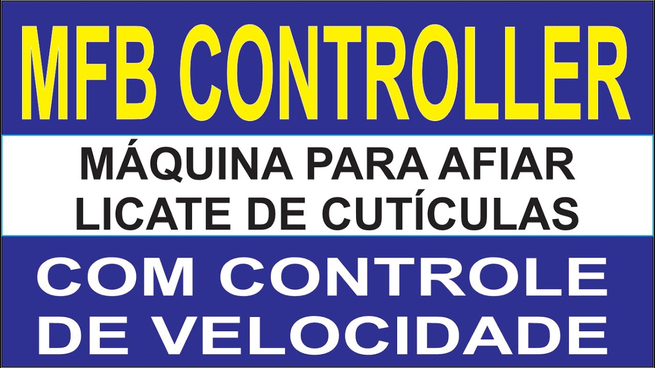 Maquina para Afiar Alicates de Cutículas MFB CONTROLLER VS 2