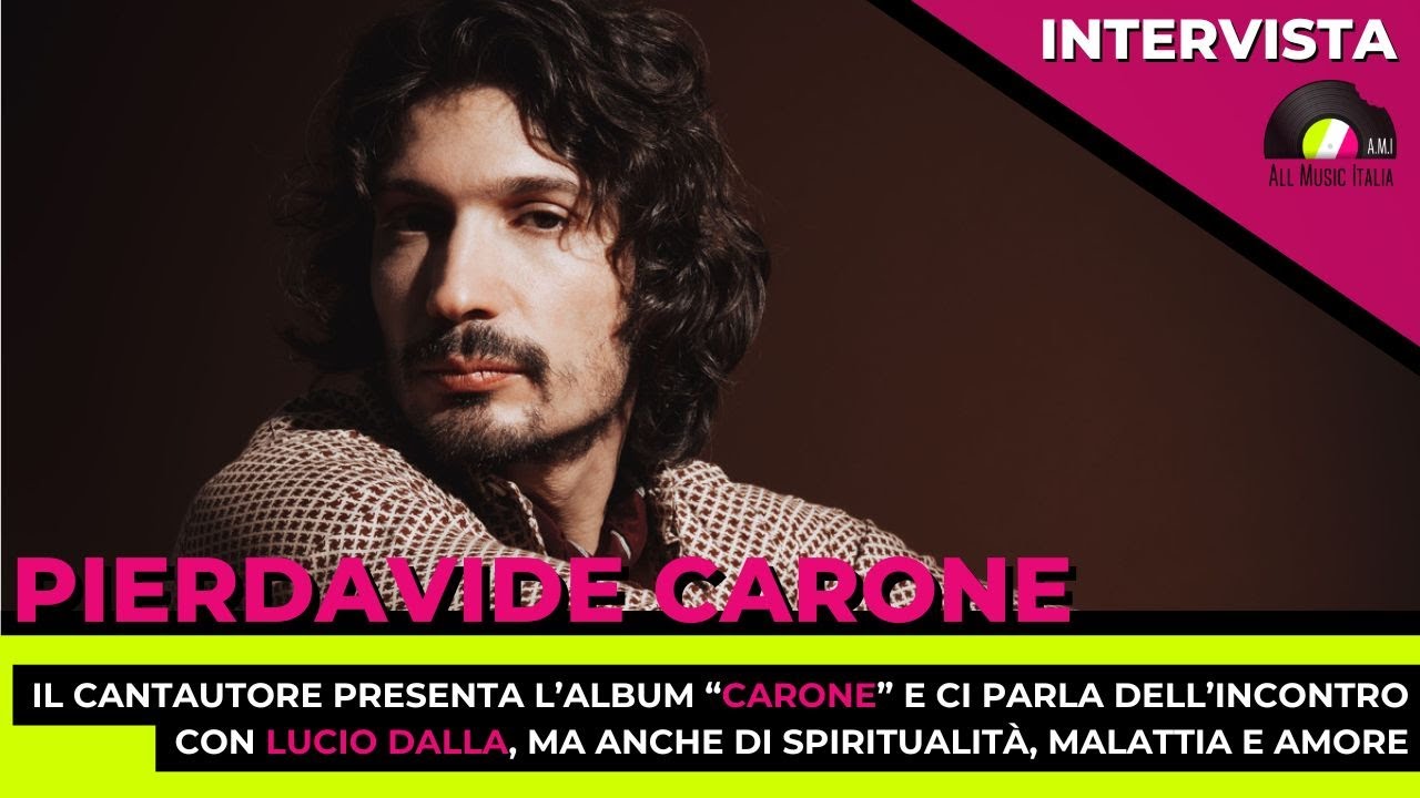 Pierdavide Carone presenta il nuovo album "Carone". L'intervista