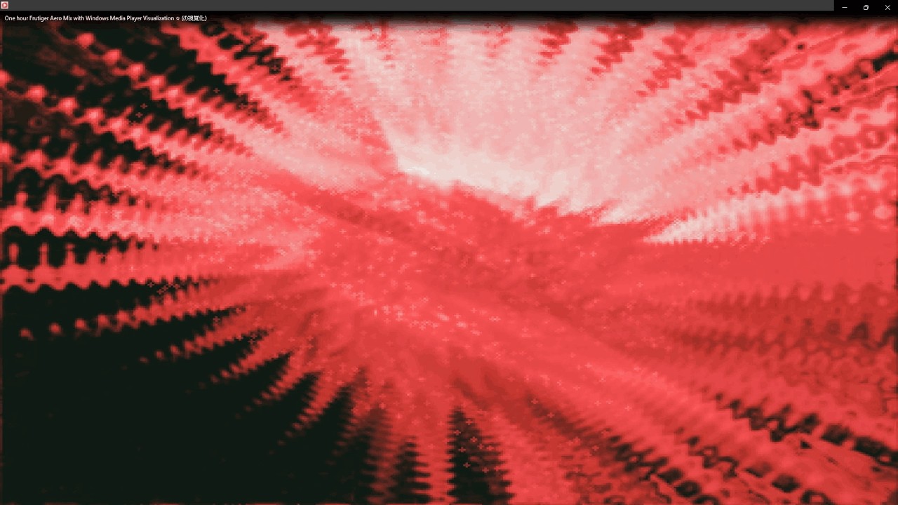 Frutiger Aero Music Mix with Windows Media Player Visualization 2 ☆ (One hour mix の視覚化)