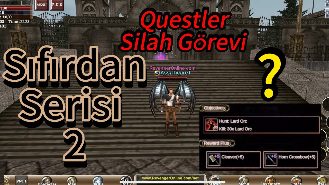 Revenger Online Mobile - Sıfırdan Serisi 2 Questler Önemli Taktikler @revengeronline 