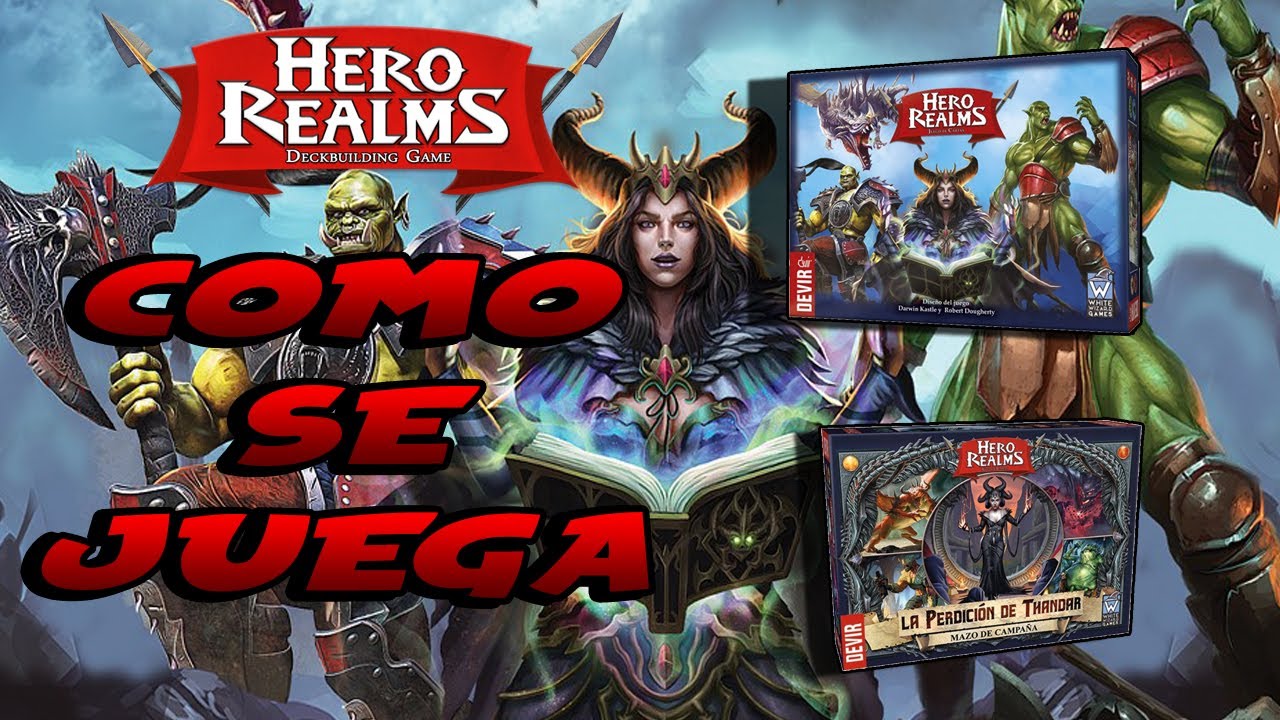 Hero Realms + La Perdición De Thandar- Cómo se juega- Tu Turno