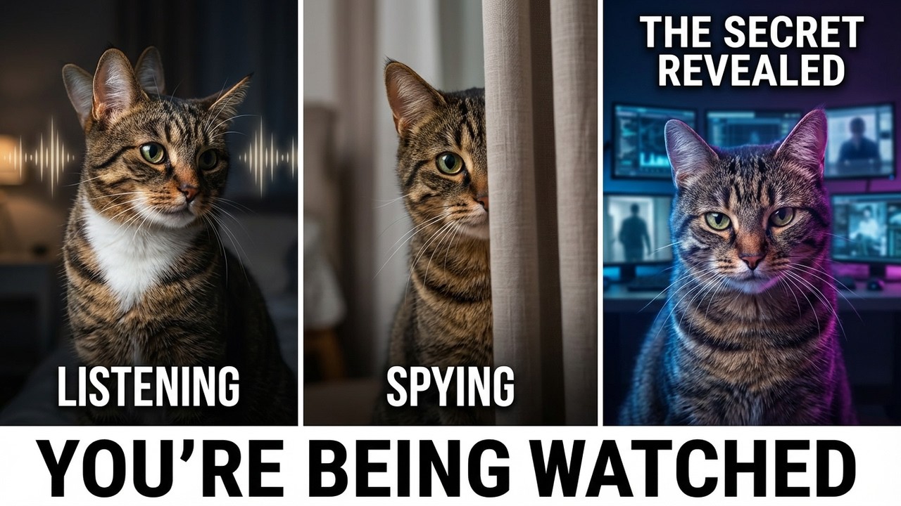 You're Cat Is Spying On You And You Can't Even Hear It