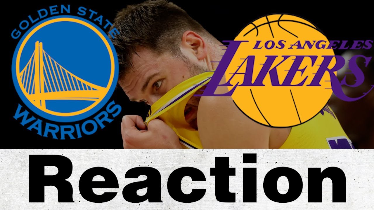 Reaction - NBA 25-26常規賽 勇士vs湖人 (G1) - Luka別殺了！！！