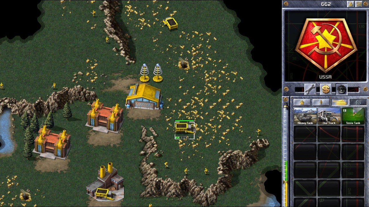 Command & Conquer Red Alert (Remastered) - skirmish USSR vs. Turkey (Hard)
