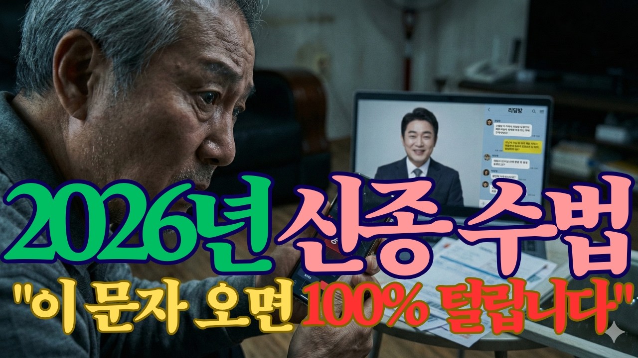 [충격] 지금 당장 핸드폰 확인하세요! 2026년 신종 주식 사기, 유명인 영상 믿었다가 노후 자금 '0원' 된 이유