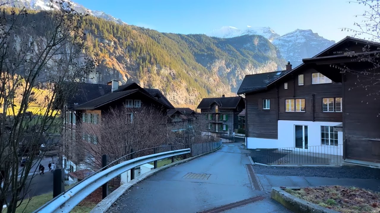 Switzerland | A Quiet Walk in the Lauterbrunnen Valley 🏞️👣 | 4K