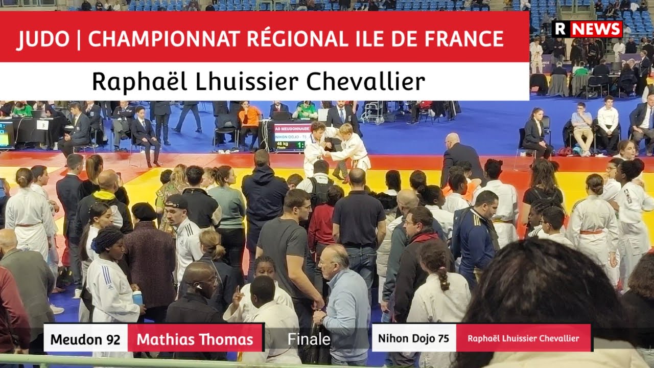 Judo Championnat régional Ile de France Raphaël Lhuissier Chevallier Benjamin
