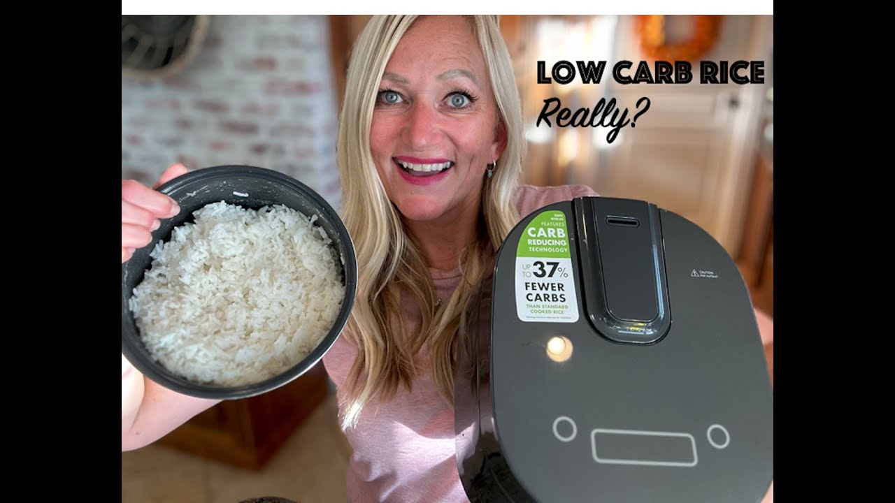 *Low Carb Rice* Not cauliflower rice, but REAL RICE. With this rice cooker you can cut carbs by 37%.