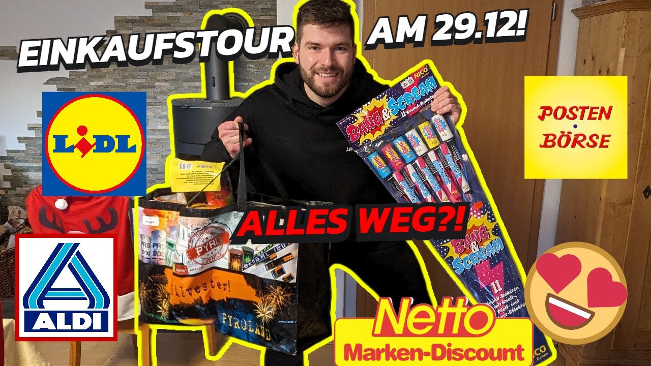 ZWEITE EINKAUFSTOUR SILVESTER 2023 - ALLES AUSVERKAUFT?