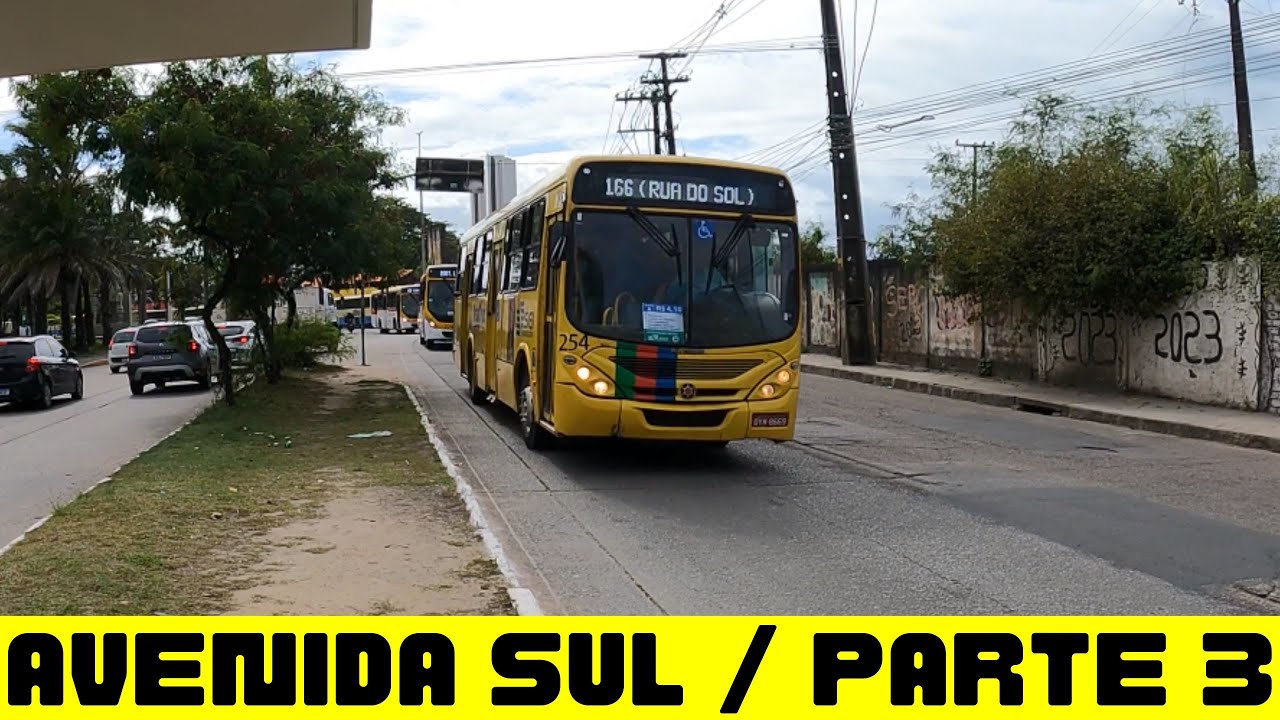Ônibus Em Recife - Movimento Urbano Na Avenida ( Parte 3 )
