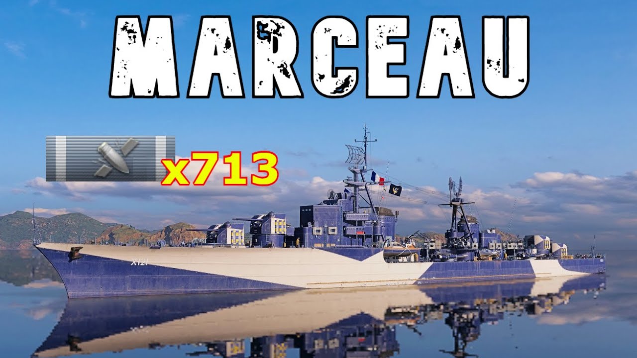 World of WarShips Marceau - 5 Kills 200K Damage