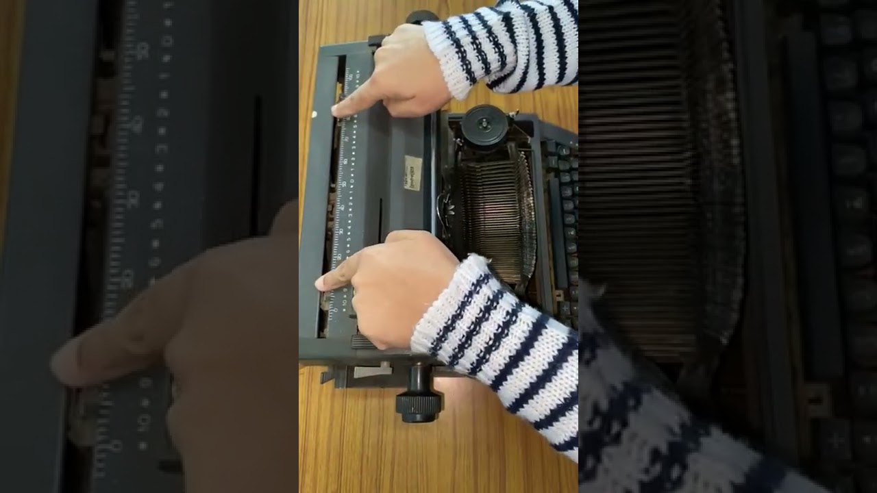 Practical : 01 - Explain different parts of typewriter