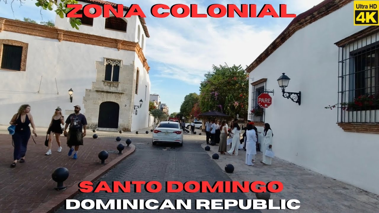 Driving Zona Colonial Santo Domingo DR 4K 🇩🇴