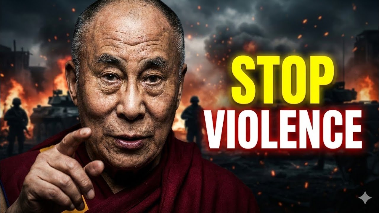 Dalai Lama Violence Is Destroying Humanity. #monk #buddhism #love #youtubevideo #fypシ 