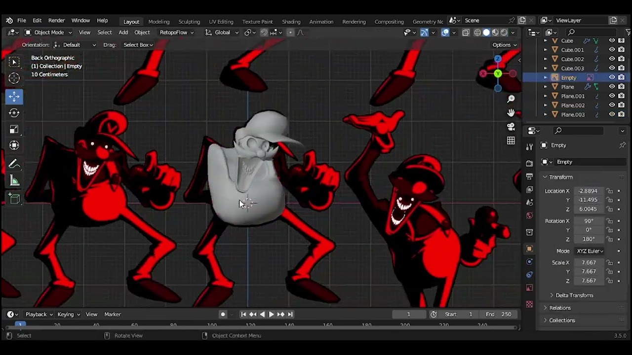 [Blender] Mario Madness Mr Virtual Speed Modeling