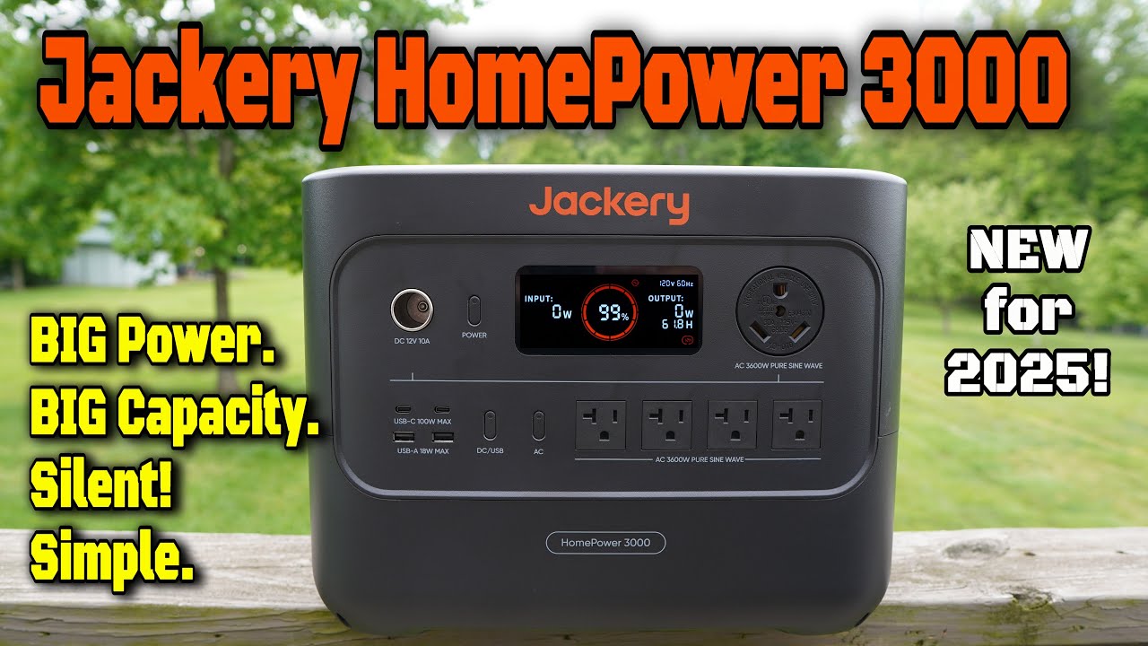 NEW for 2025 - Jackery SG HomePower 3000 | BIG Power in a SMALL Package