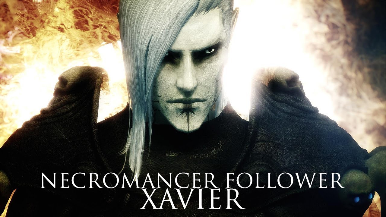 TES V - Skyrim Mods: Necromancer Follower - Xavier