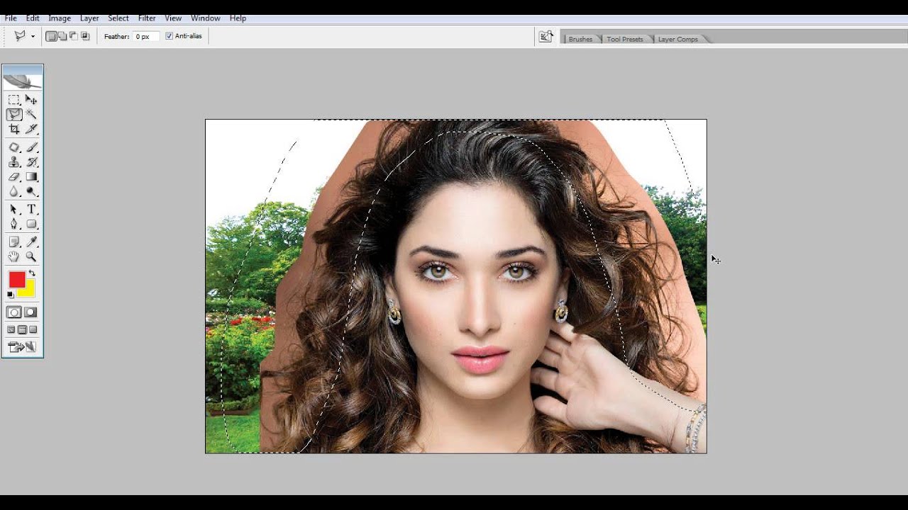 Photoshop Hair Cut Option  Video