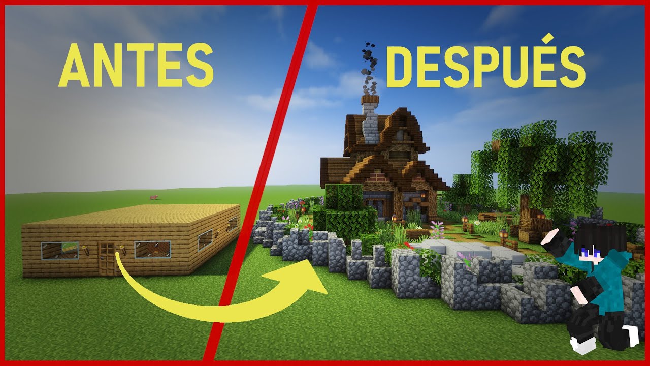 ¡Cómo MEJORAR tu CASA en Minecraft! / 30 TIPS 