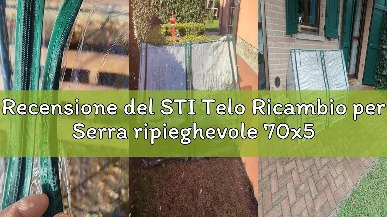 Recensione del STI Telo Ricambio per Serra ripieghevole 70x50x120