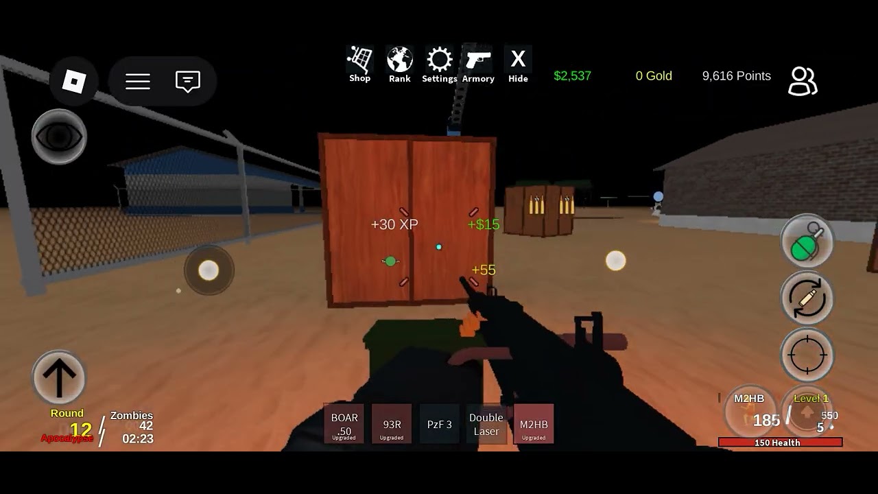 Unedited Roblox Footage #1: The beast of a gun.
