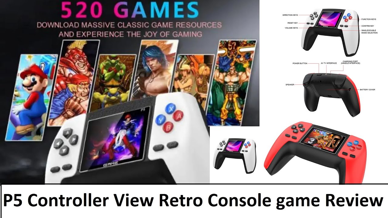 p5 controller view retro console #retro #console #gaming