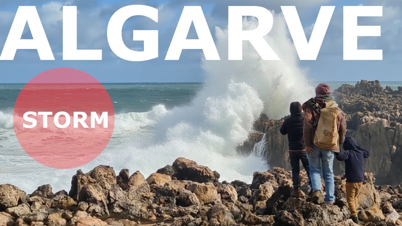 Algarve 😍 Storm 😱 Have you EVER seen #algarve #portugal getting destroyed?