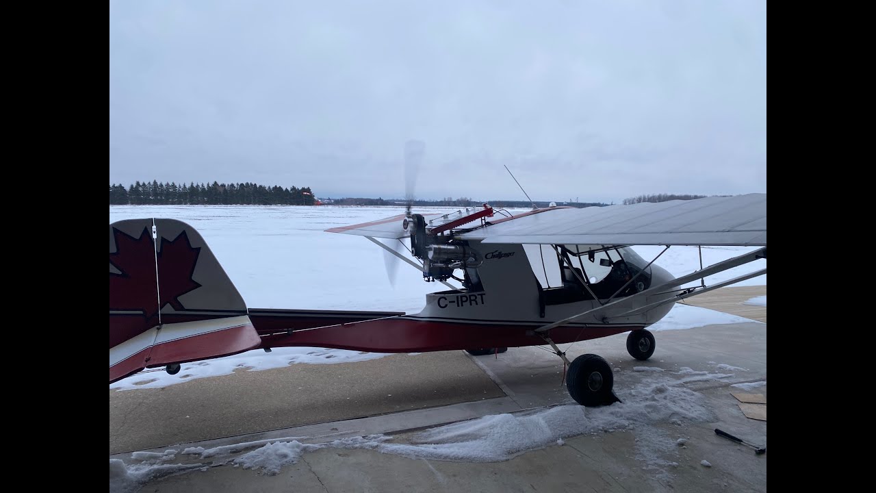 Rotax 582 conversion install on Challenger 2 ultralight