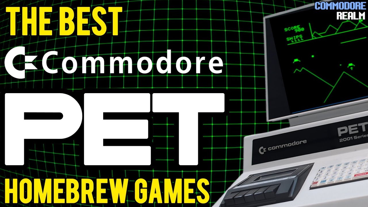 The Best 25 Commodore PET Homebrew Games That You Must Play (Time Stamps) #commodorepet #commodore