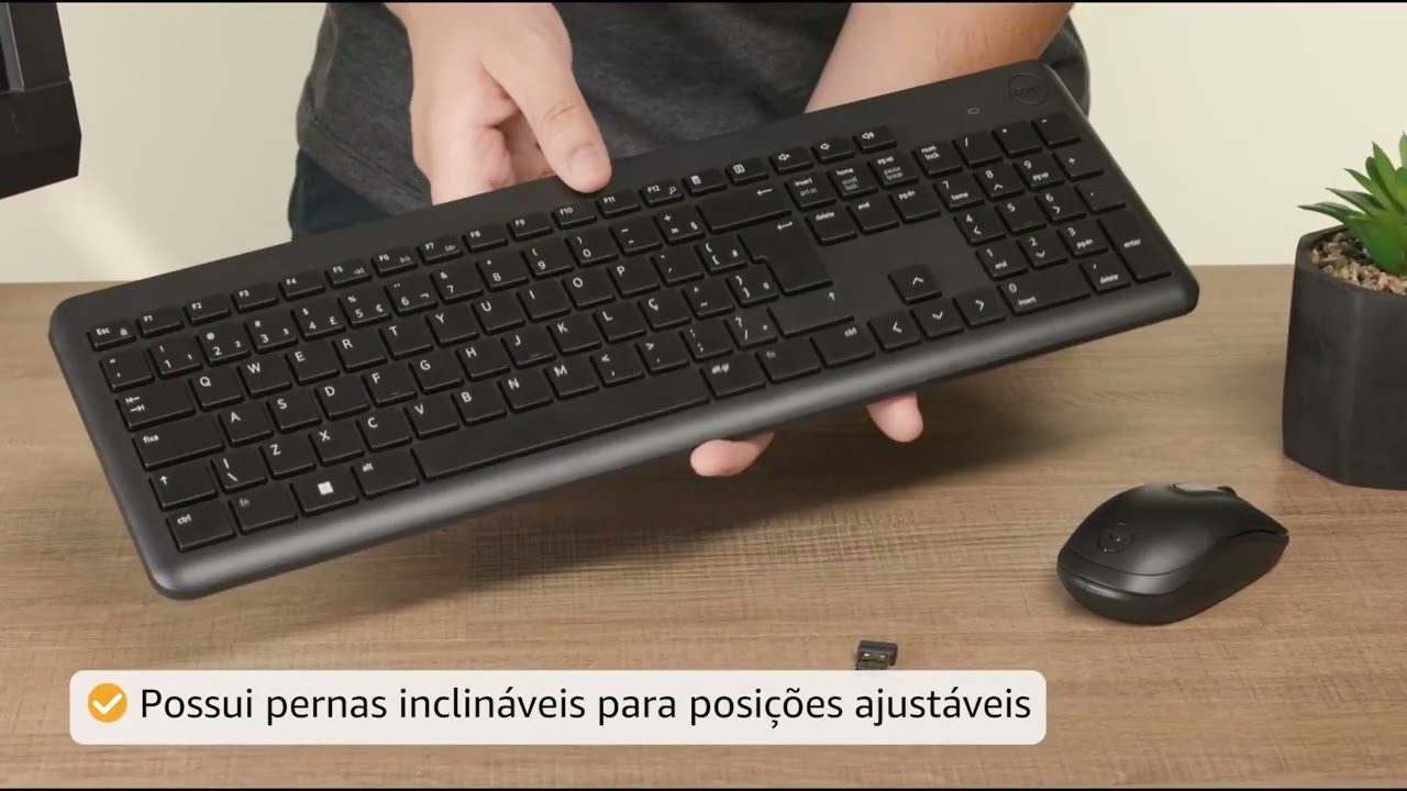 ⌨️🖱️ Dell KM3322W &ndash; Teclado e Mouse Sem Fio, Preto 🖱️⌨️