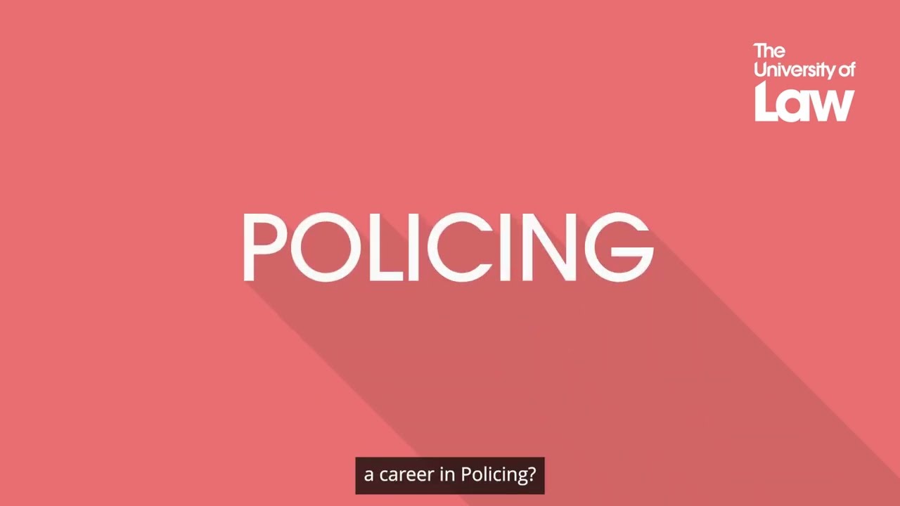 Professional Policing at The University of Law