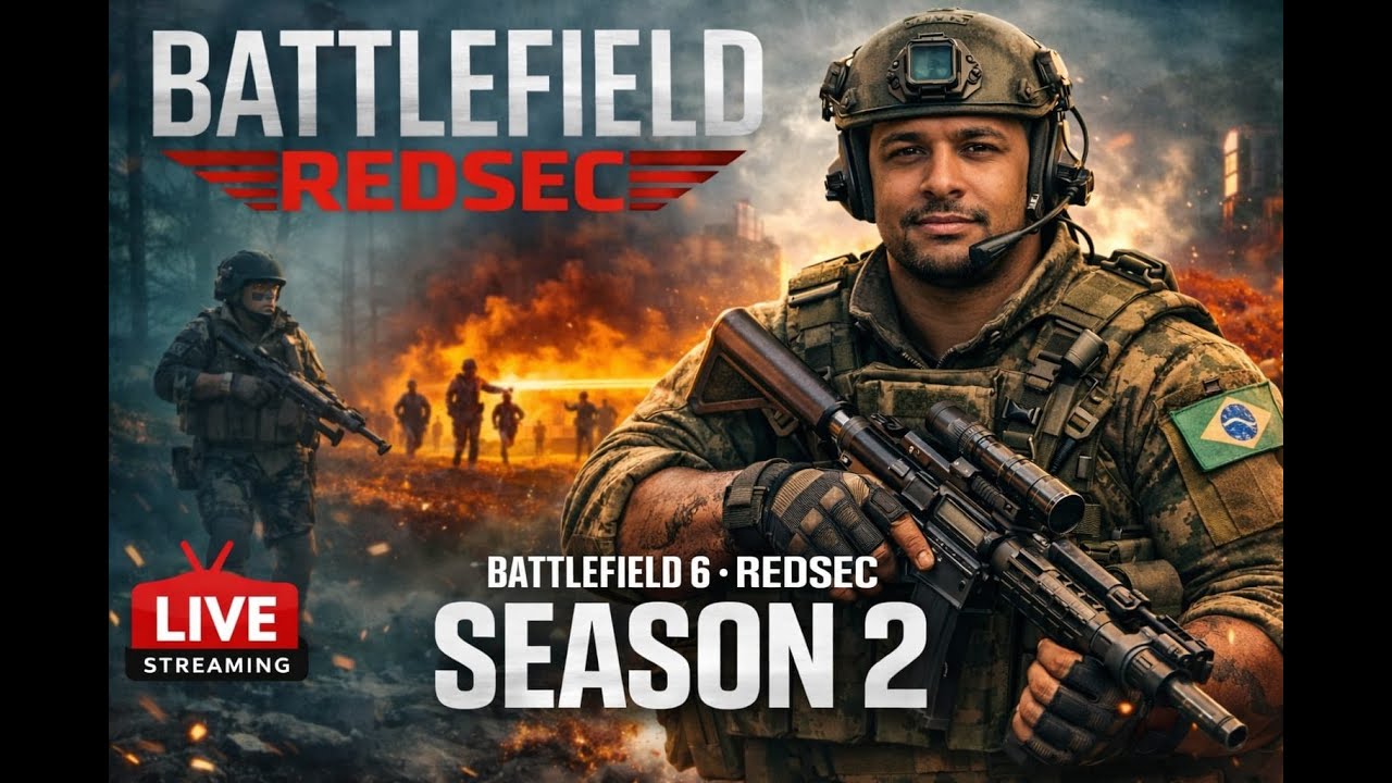 Battlefield 6 REDSEC  Jogando  de CONTROLÃO