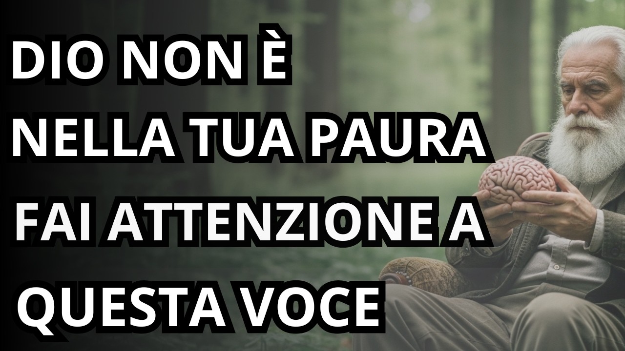 DIO NON METTE PAURA IN TE NÉ OGNI PENSIERO CHE SENTI DENTRO DI TE VIENE DA DIO