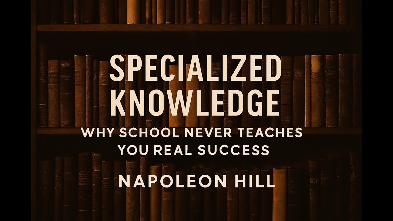 Napoleon Mindset – Specialized Knowledge: Why School Never Teaches You Real Success