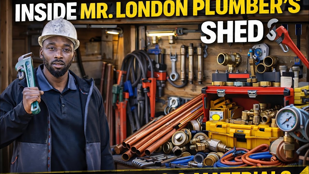Inside Mr. London Plumber’s Shed_ Essential Tools & Materials for a Small Plumbing Business