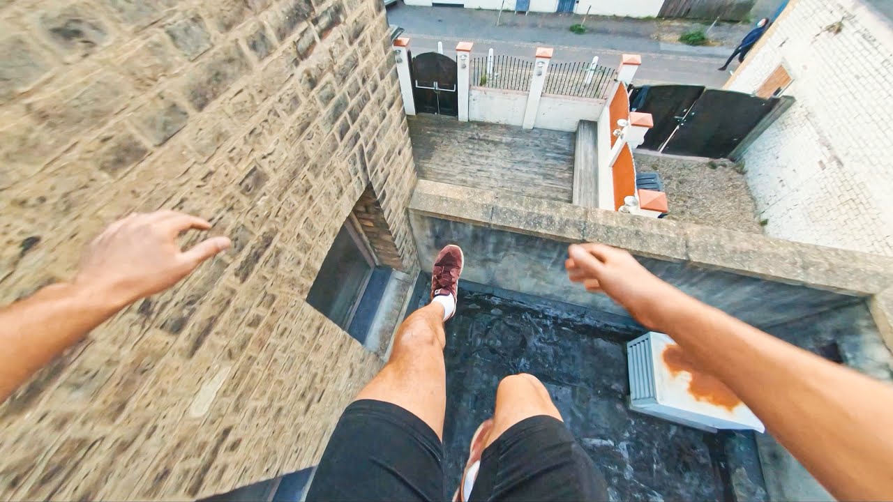 Новый Паркур от первого лица на английских улицах (POV)