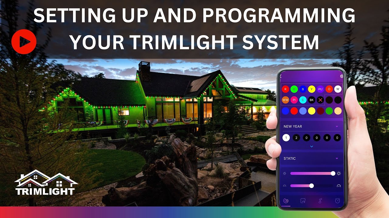 How do I set up and program my Trimlight Edge app?