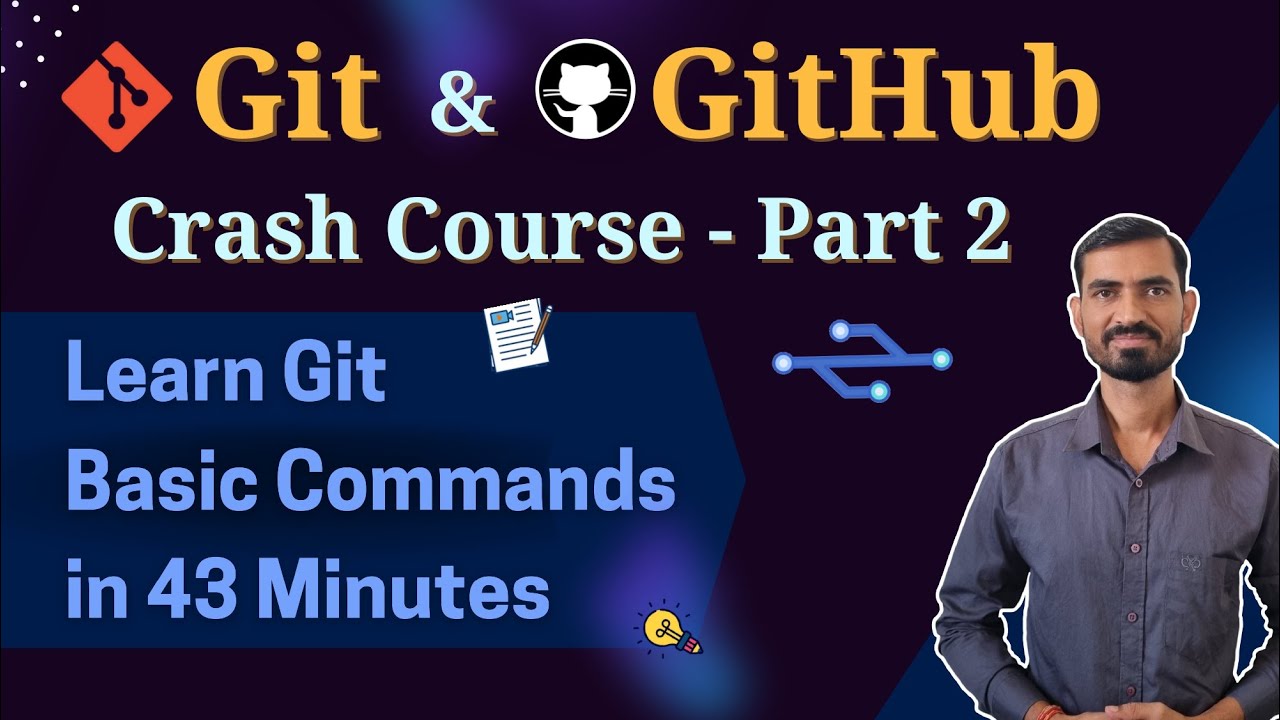 #2 Git Commands Cheat Sheet 🚀 | Complete Git & GitHub Crash Course (Part 2) &ndash; Hands-on Guide