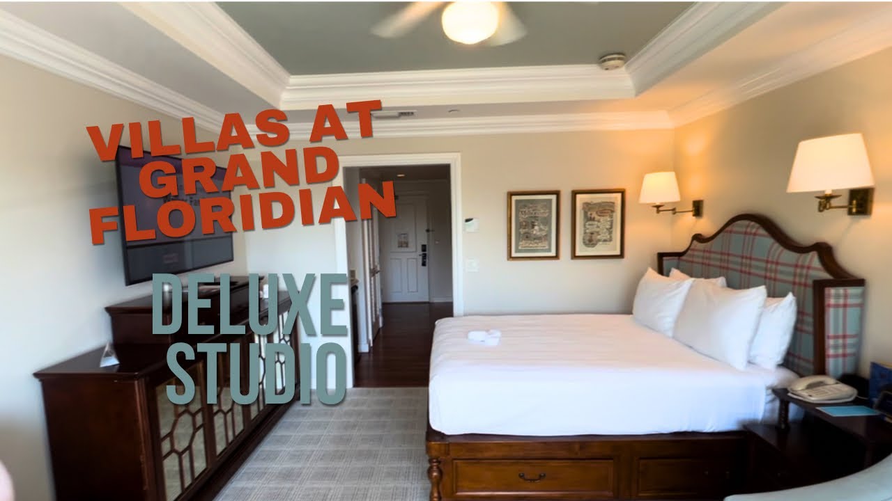 The Villas at Disney’s Grand Floridian Resort & Spa - Deluxe Studio Standard View Room Tour