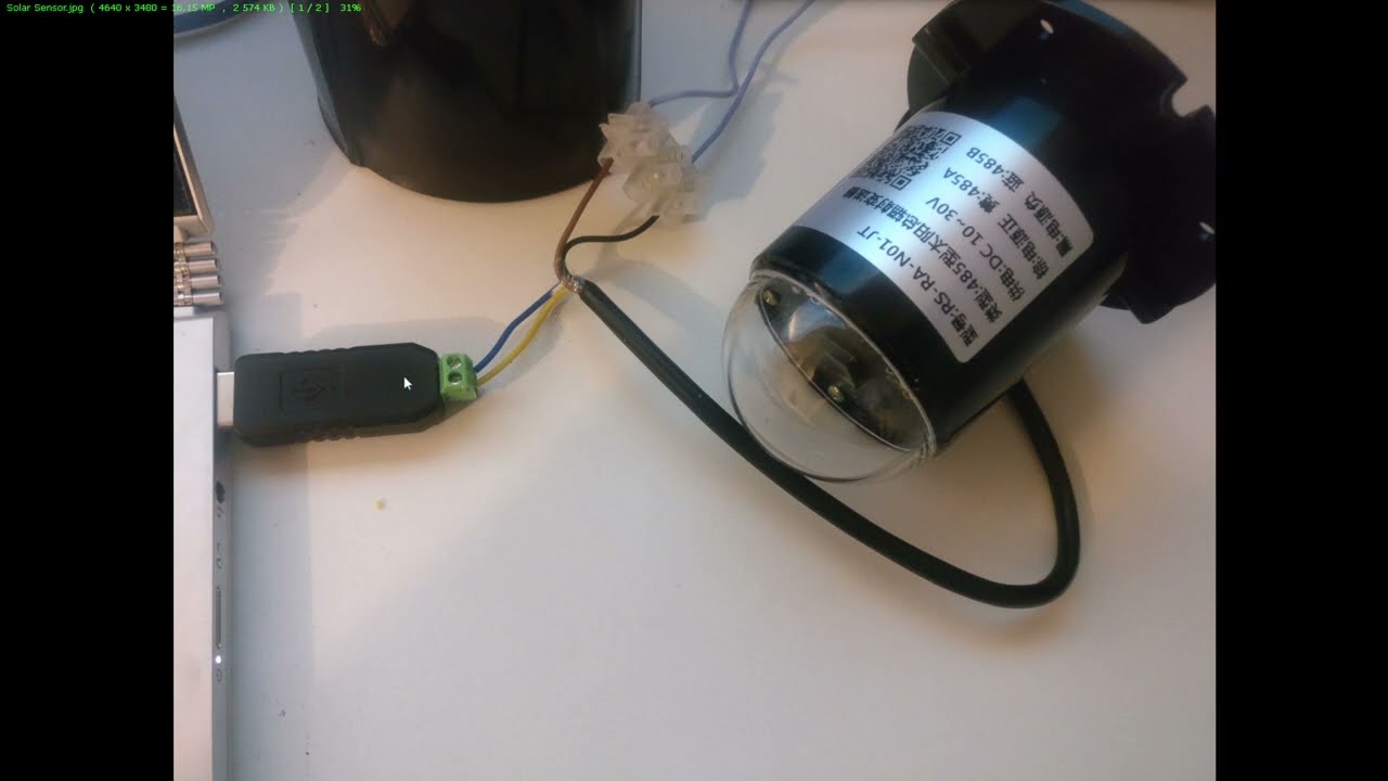 RS-RA-N01-JT Датчик солнечной радиации