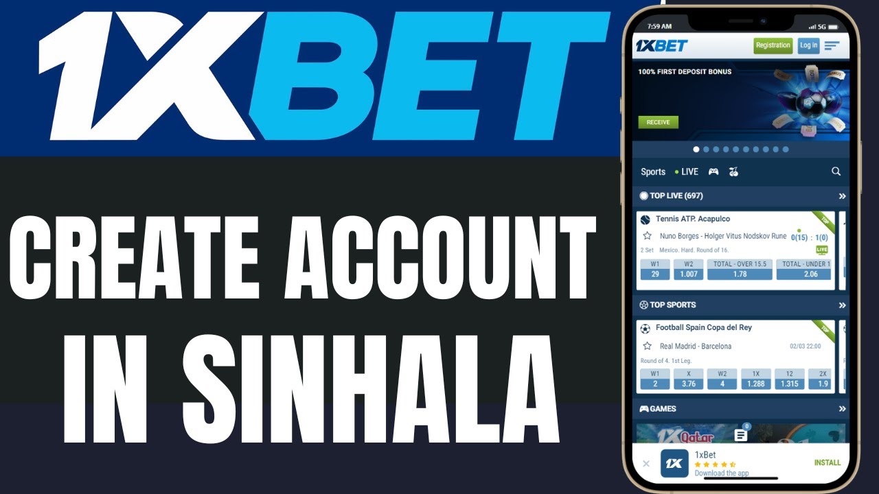How To Create A 1xbet Account In Sinhala (2026)