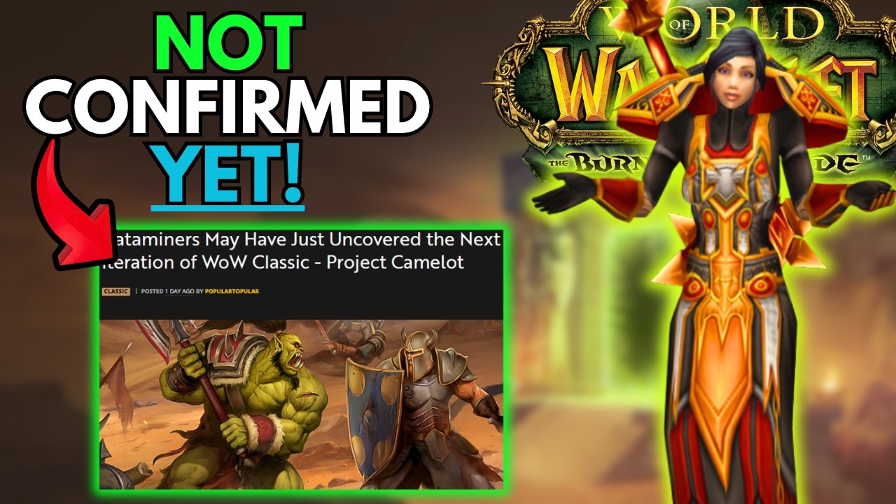 World Of Warcraft Classic Project Camelot Just Got Datamined?