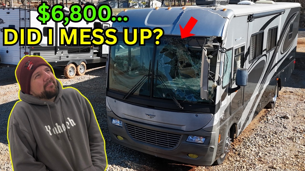 Mike Bought This TOTALLED RV for $6,800&hellip; Bad Idea?