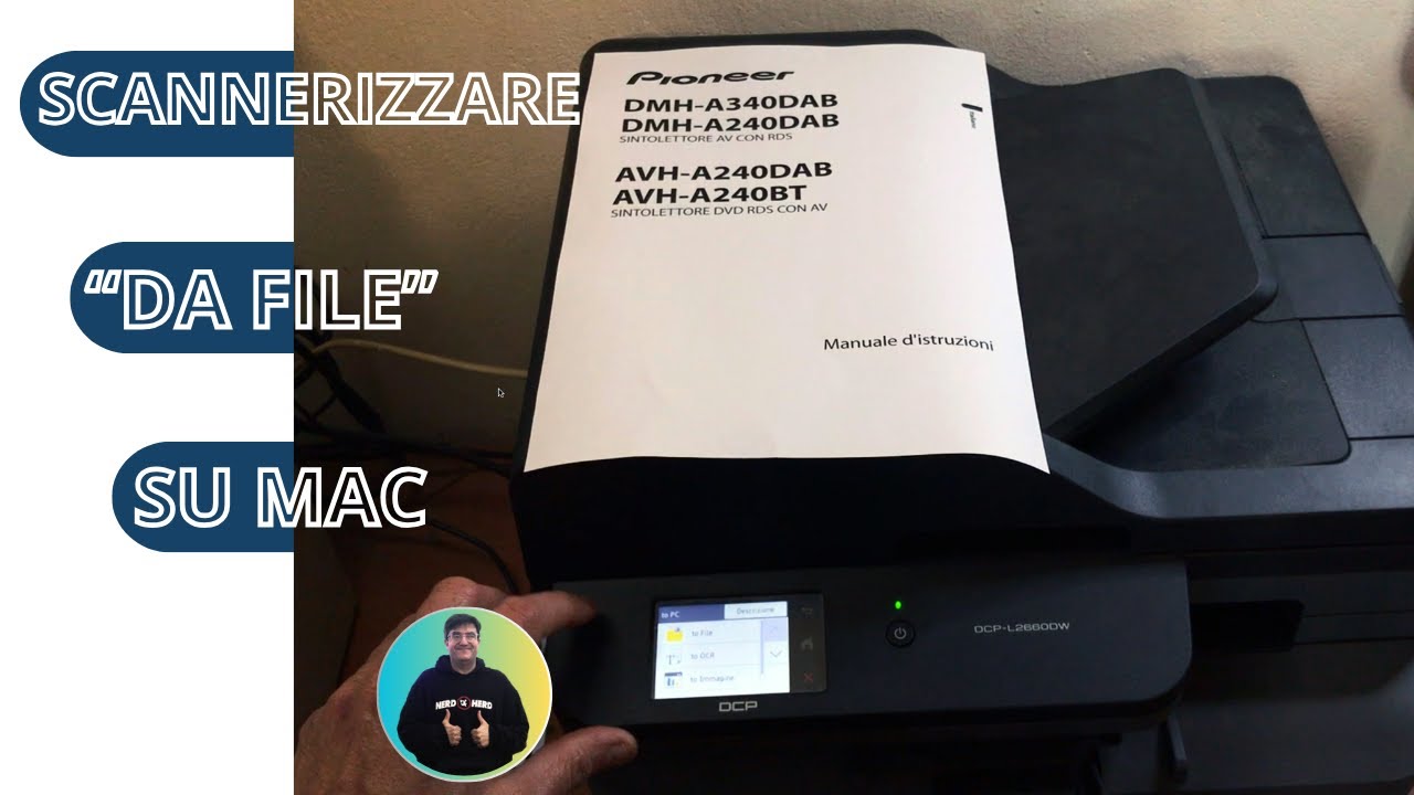 Come scansionare documento "da file" su mac 